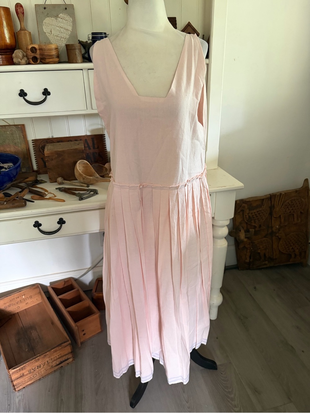 Rag & Bone Light Pink Sleeveless Pleated Dress